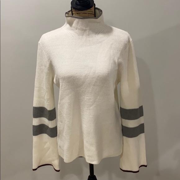 ecru Sweaters - Ecru Turtleneck